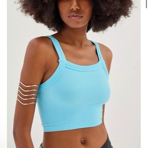 2 UO bra tops - Pink &Yellow